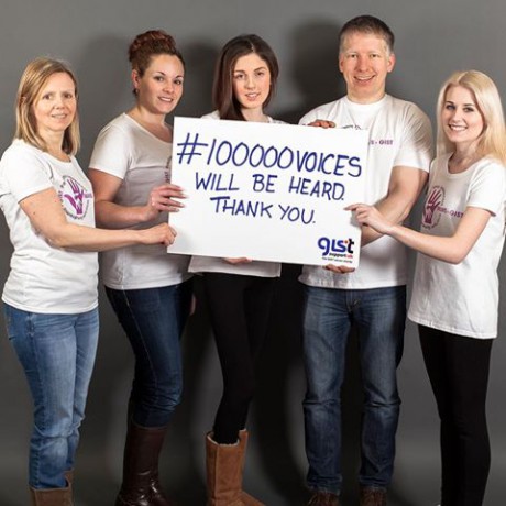 GIST Support UK's #100000voices Campaign hits target - 18th March 2015